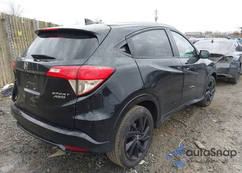 2021 Honda Hr-V Awd Sport z USA, uszkodzony, nr VIN 3CZRU6H1XMM746500